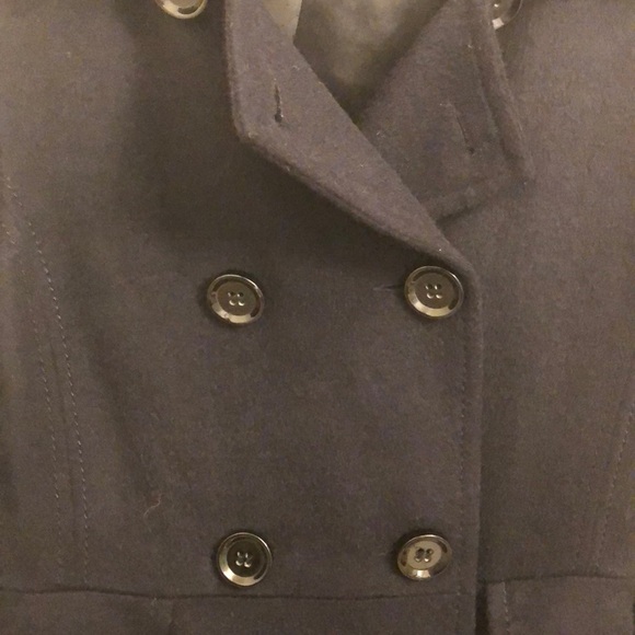 Lightweight coat: Navy Wool/viscose blend US 10 - Picture 4 of 9